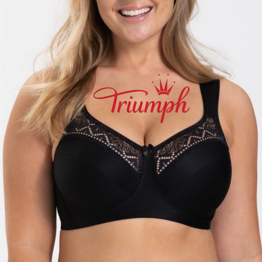Triumph – [Kupte 1 a získáte 2 zdarma] Velká pohodlná bavlněná prodyšná podprsenka