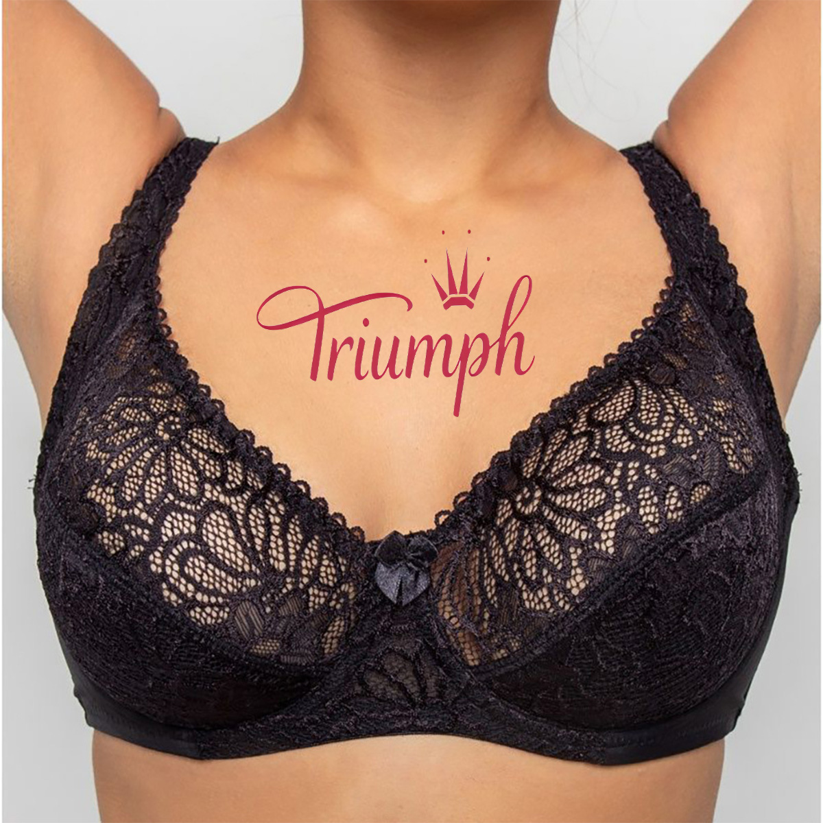 Triumph - 3 kusy. 💥Ultra tenká podprsenka s dutou krajkou