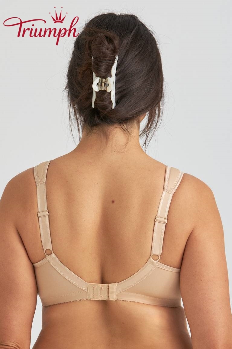 Triumph® 3 kusy 💖 sleva 50 % ✨ Novinka 2026 Polotuhá krajková vyšívaná podprsenka pro větší velikosti [65A-120H]