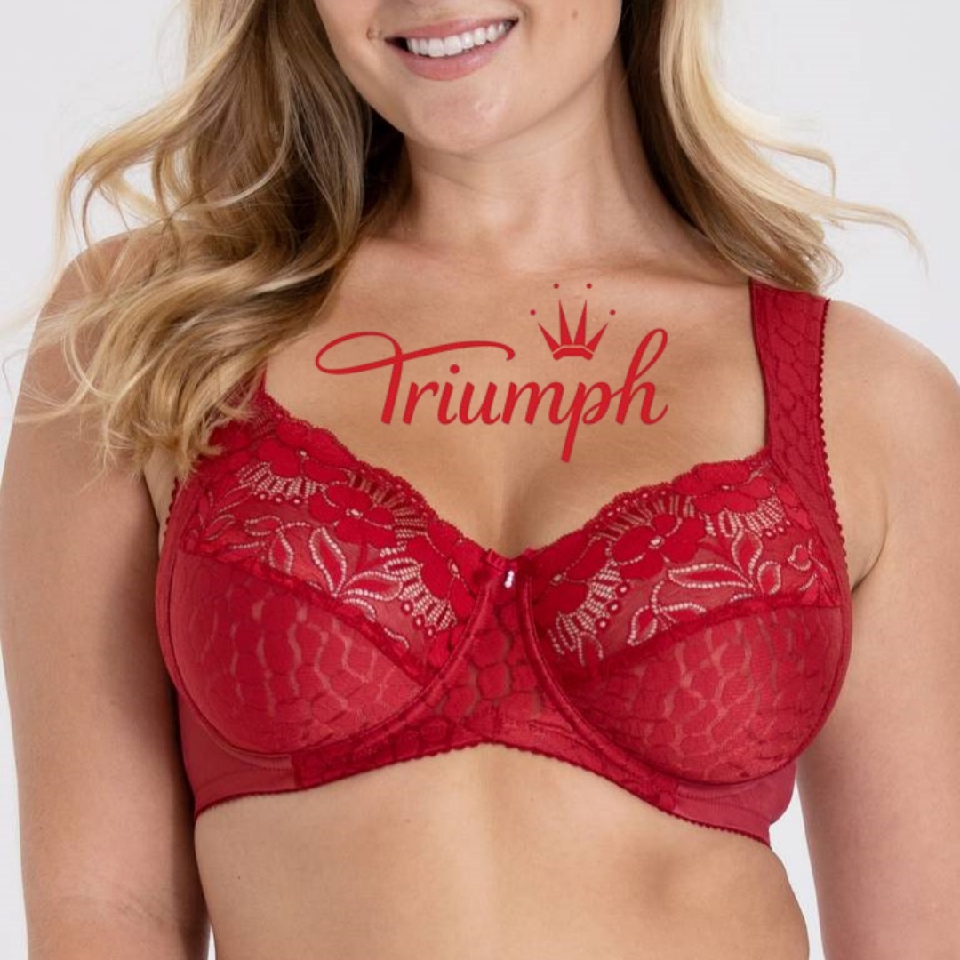 Triumph – [Koupit 1 a získat 2 zdarma] Velká módní elegantní krajková podprsenka