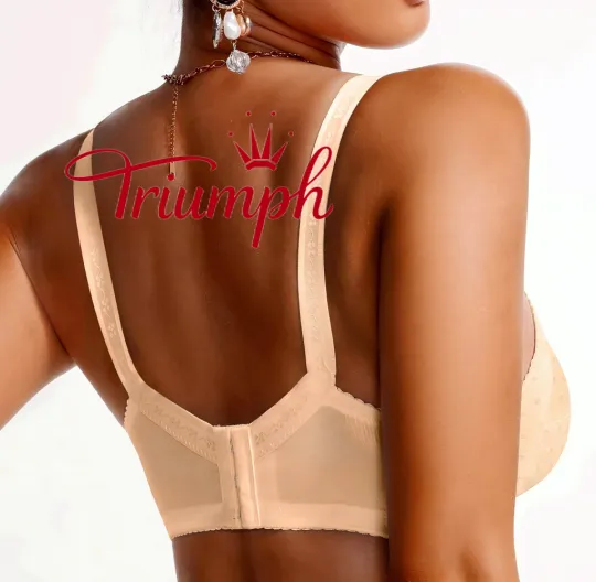 Triumph - 3-częściowy komplet 🔥 Biustonosz koronkowy Printed Comfort