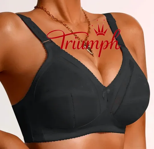 Triumph - 3-częściowy komplet 🔥 Biustonosz koronkowy Printed Comfort