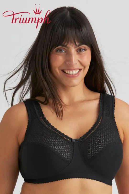 Triumph - set 3 piese 🔥 Sutien din dantelă imprimată Comfort