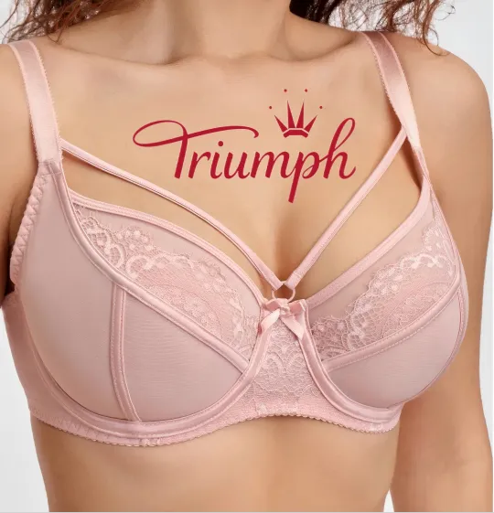 👙TRIUMPH – [3 kusy.]🔥50% SLEVA na sexy krajkové spodní prádlo pro plnoštíhlé