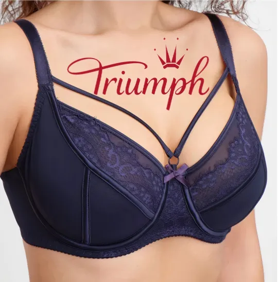 👙TRIUMPH – [3 kusy.]🔥50% SLEVA na sexy krajkové spodní prádlo pro plnoštíhlé