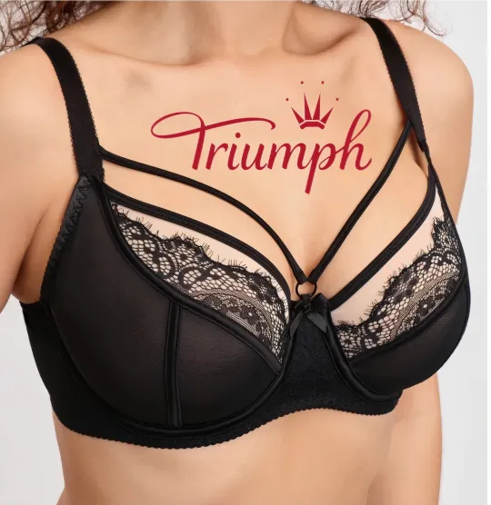 👙TRIUMPH – [3 kusy.]🔥50% SLEVA na sexy krajkové spodní prádlo pro plnoštíhlé