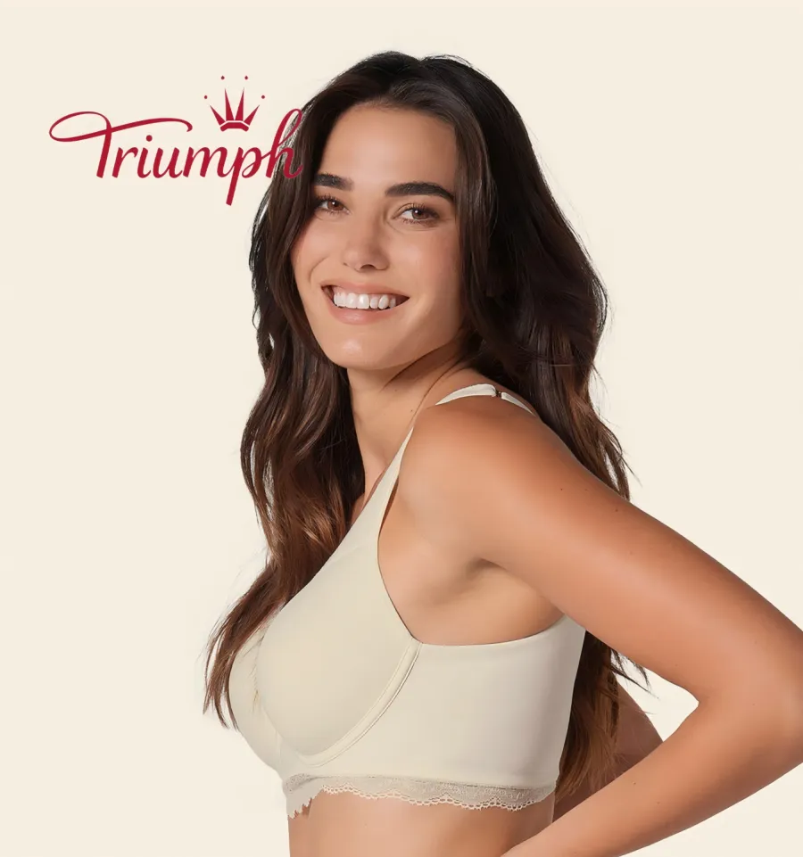 Triumph – 💖 Podprsenka s krajkou pro větší velikosti (3 ks)