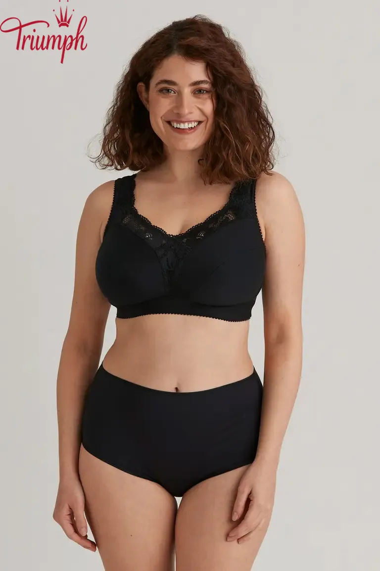 Triumph - (3 ks) Krajková bavlněná podprsenka