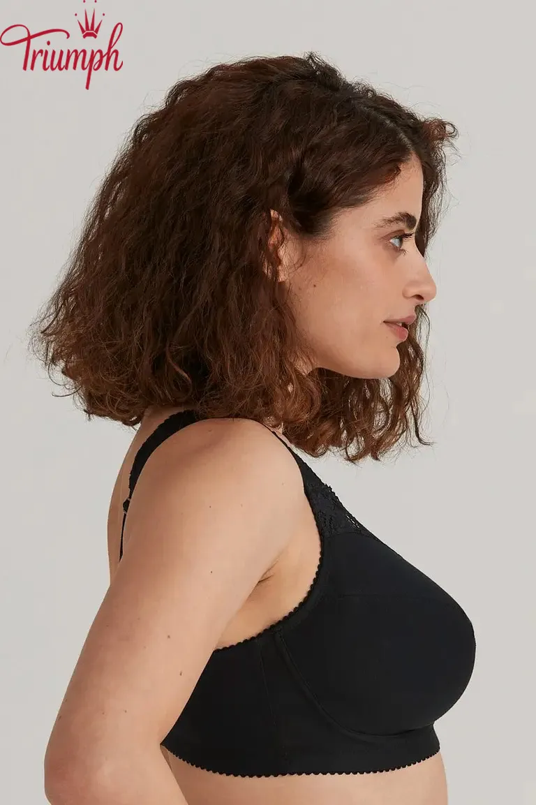 Triumph - (3 ks) Krajková bavlněná podprsenka