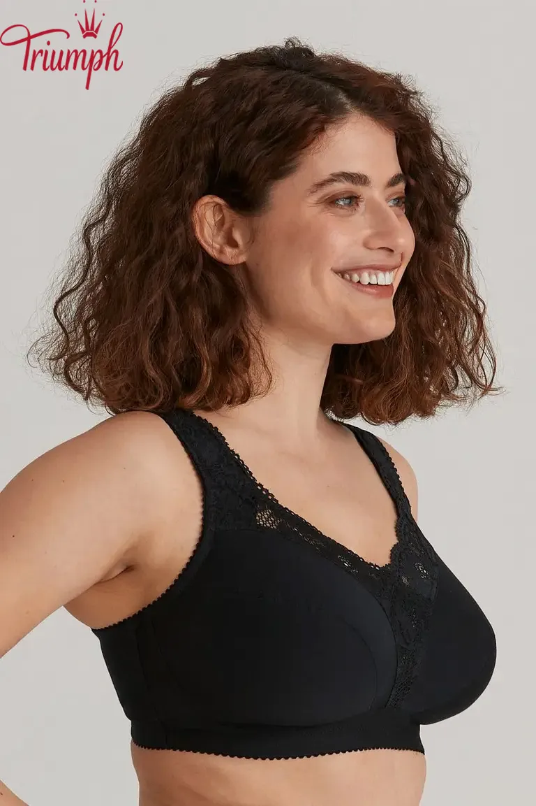Triumph - (3 ks) Krajková bavlněná podprsenka