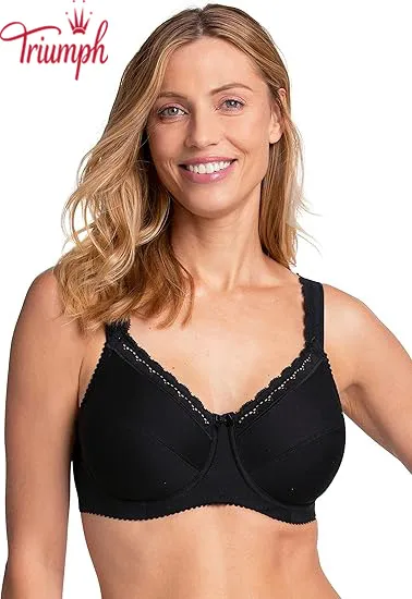 Triumph - 3 kusy.✨ Pohodlná bavlněná podprsenka s kosticí