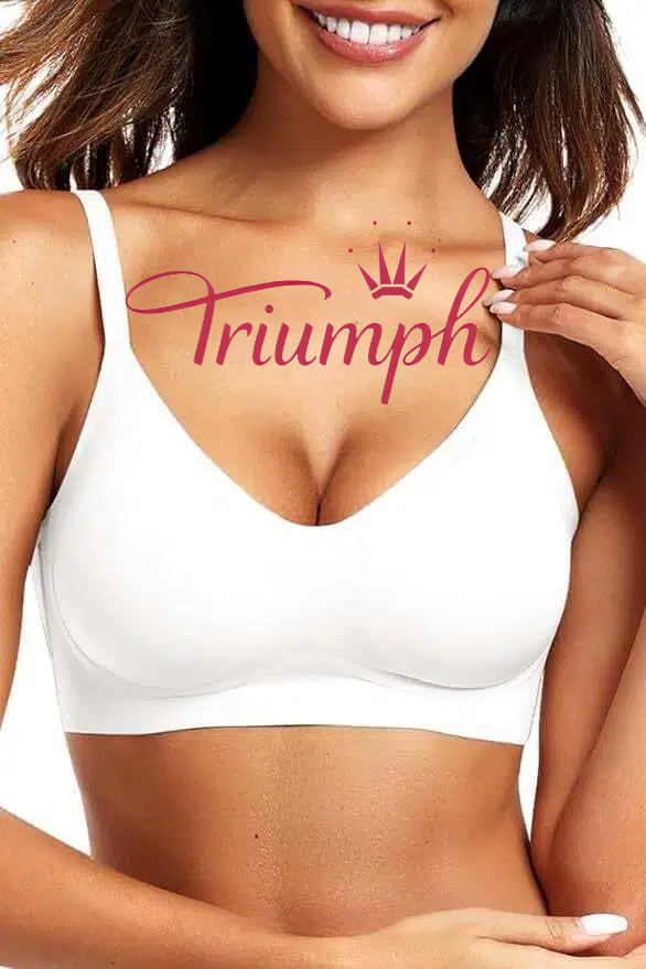 Triumph - 3 ks (75A-110F) 💝Dámská bezešvá podprsenka bez kostic, pohodlná push-up podprsenka✨