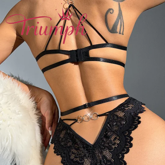 Triumph - Heart Decor Krajkový podvazek Bustier Set