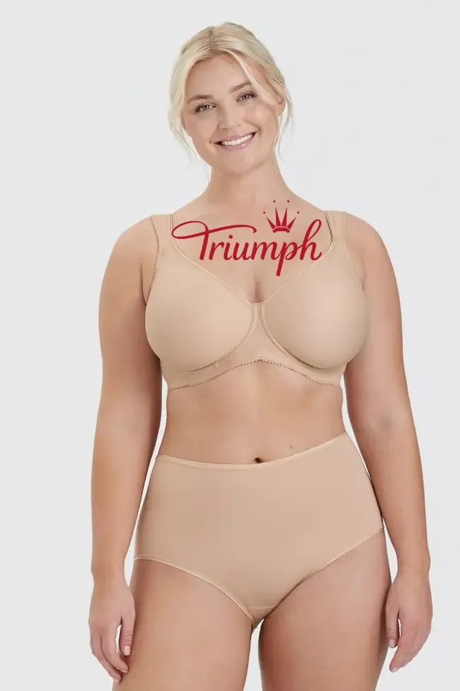 Triumph - (3 ks) Rovná push-up podprsenka s velkými košíčky