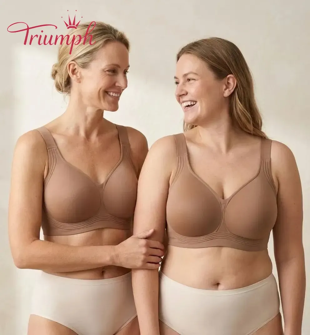 Triumph® 3dílná podprsenka – Novinka 2026 🌸 Bez kostic, měkká jako druhá kůže 💫