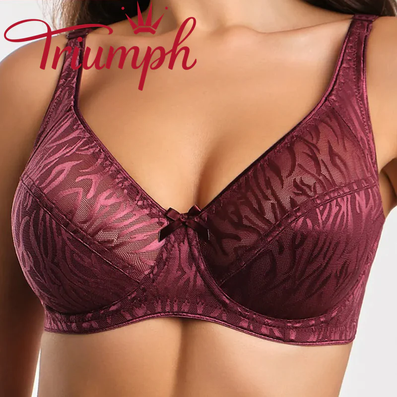 Triumph® 3 ks💖50% sleva✨Podprsenka s kosticemi bez stlačení, hladká [65A-120H]