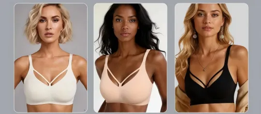 👙TRIUMPH – [balení 3 kusů]🔥 Podprsenka pro větší velikosti s push-up efektem, sleva 50 %