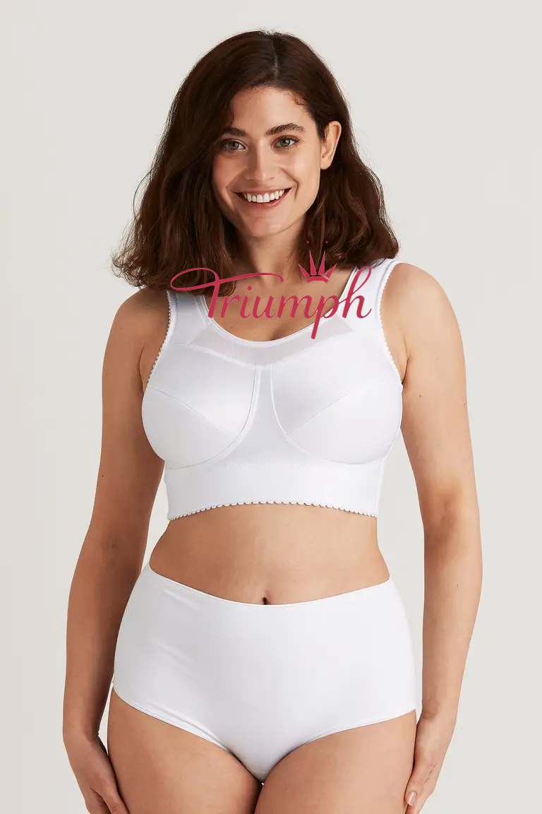 Triumph - (3 ks) Aktivní podprsenka Simplex z bavlny