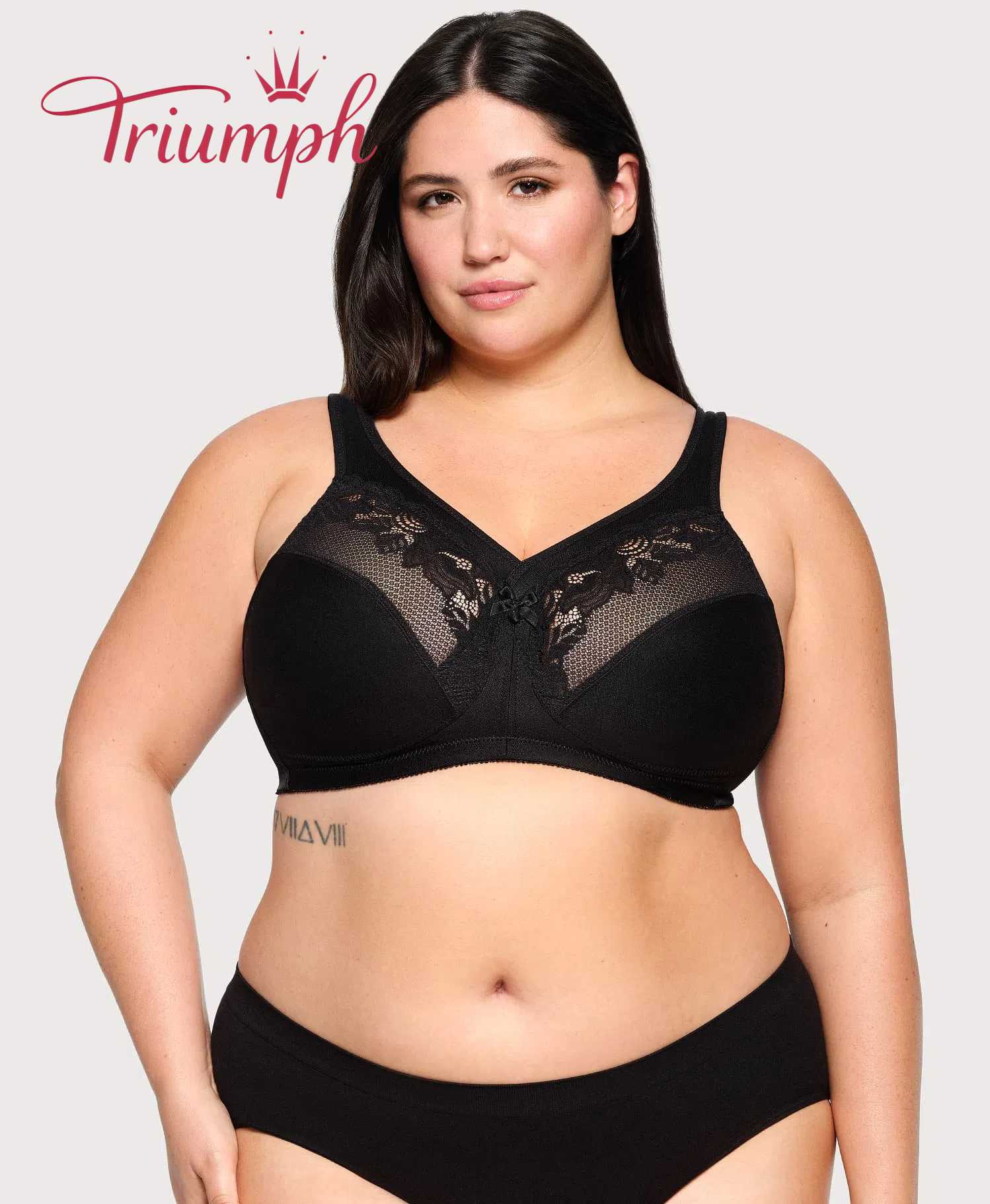 🔥Triumph - (3 ks) Velká krajková podprsenka s ultratenkým tvarujícím efektem