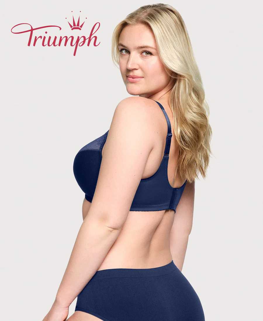 🔥Triumph - (3 ks) Velká krajková podprsenka s ultratenkým tvarujícím efektem