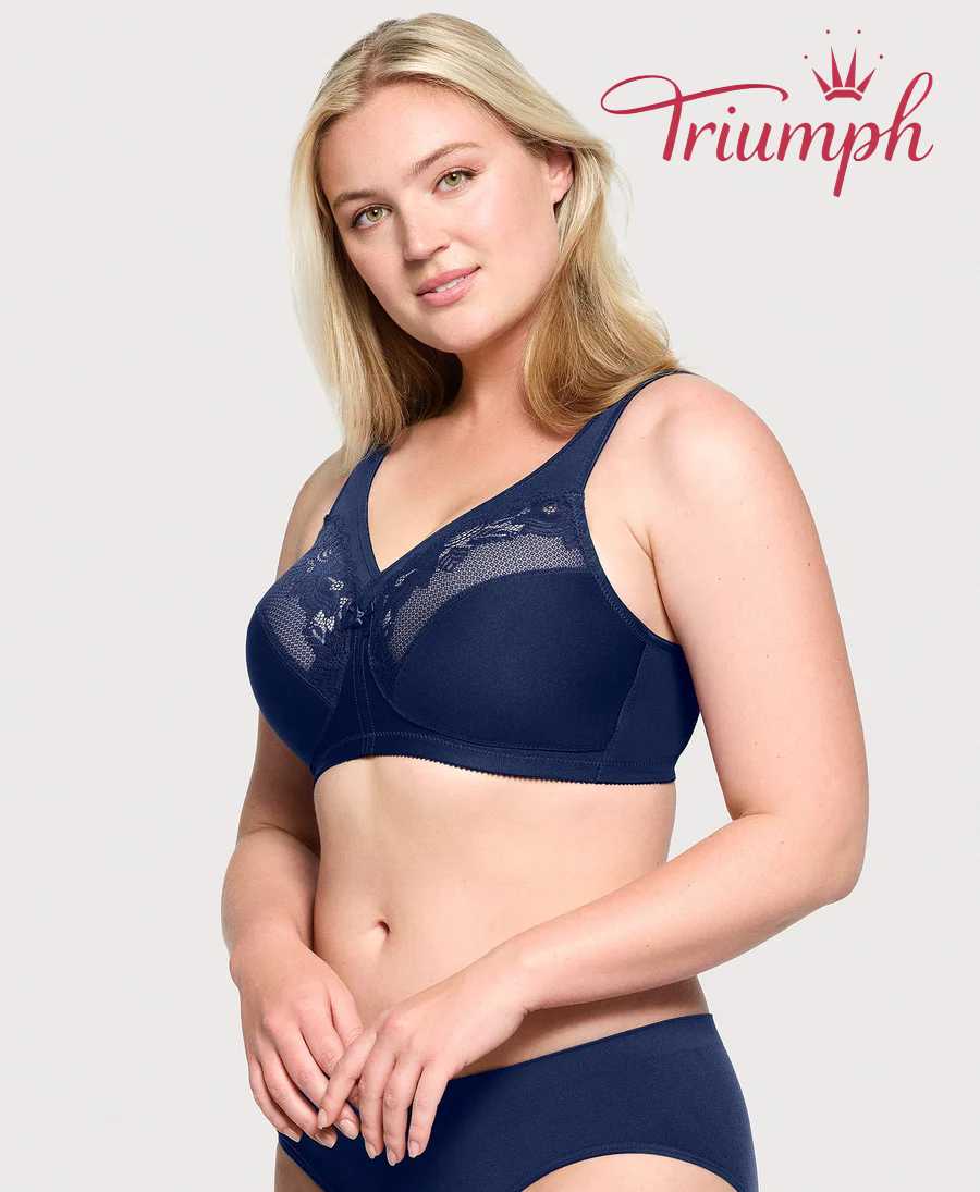 🔥Triumph - (3 ks) Velká krajková podprsenka s ultratenkým tvarujícím efektem