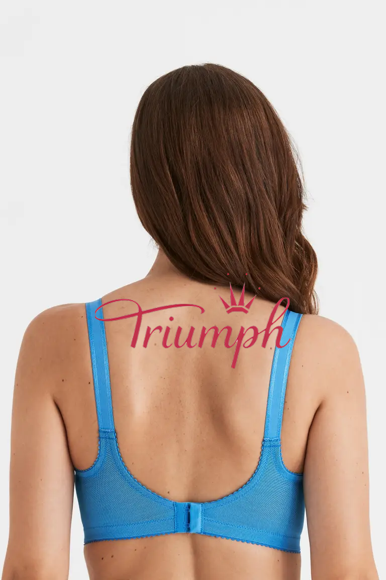 Triumph - (3 szt.) Biustonosz Full Cup z haftem