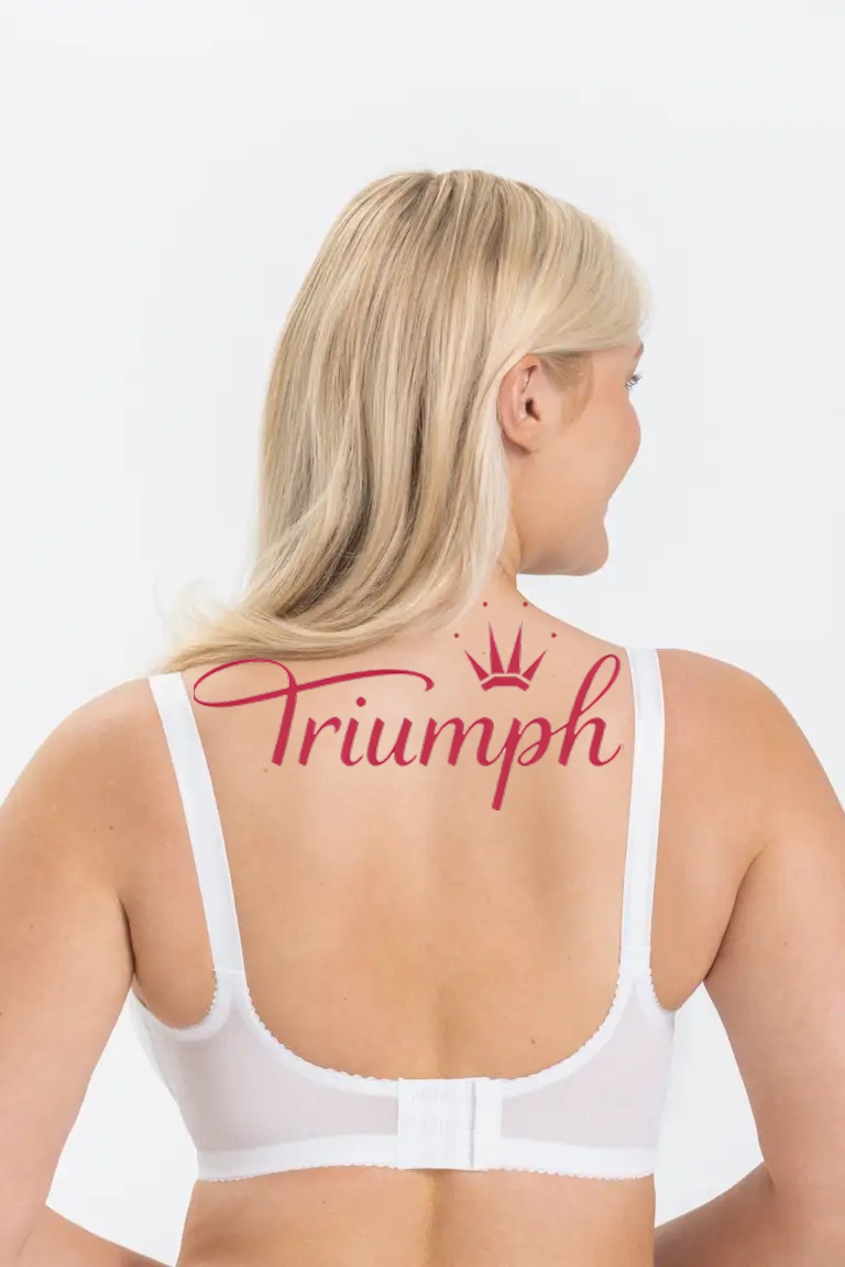 Triumph - (3 szt.) Biustonosz Full Cup z haftem
