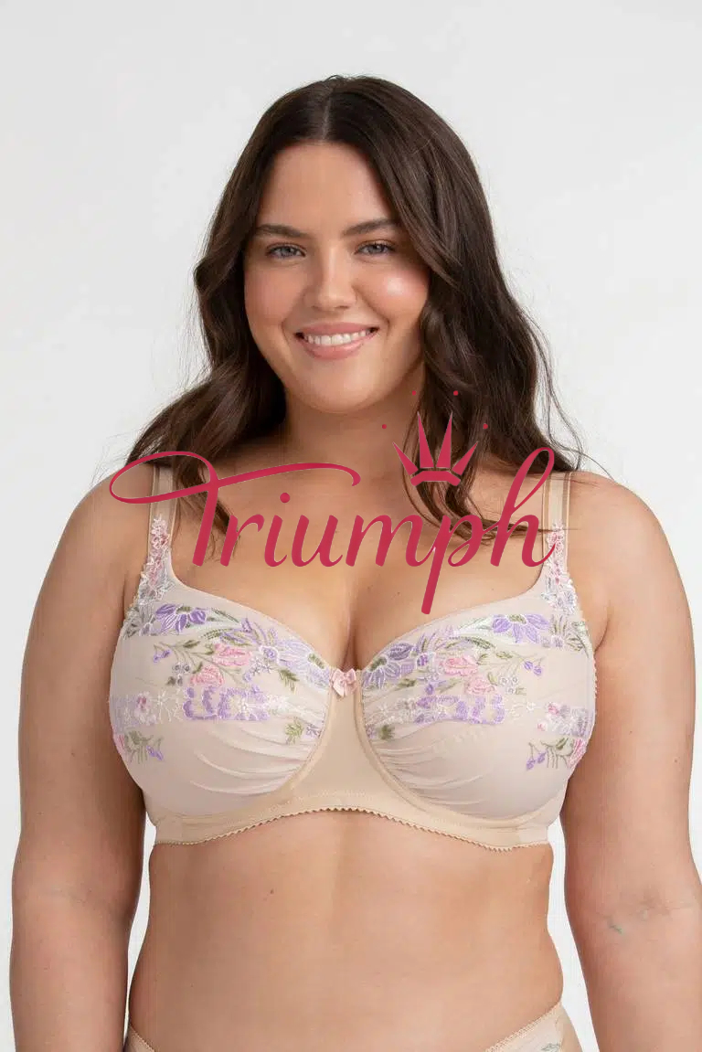 💖Triumph® 3 kusy v balení ✨Vyšívané tylové spodní prádlo