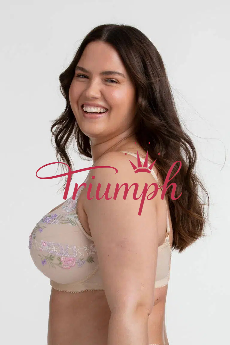 💖Triumph® 3 kusy v balení ✨Vyšívané tylové spodní prádlo