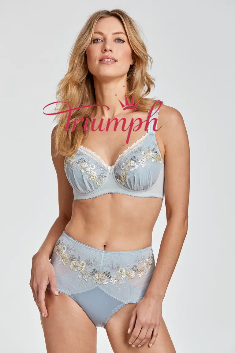 Triumph - 3 kusy✨Vyztužená tylová podprsenka s kosticí