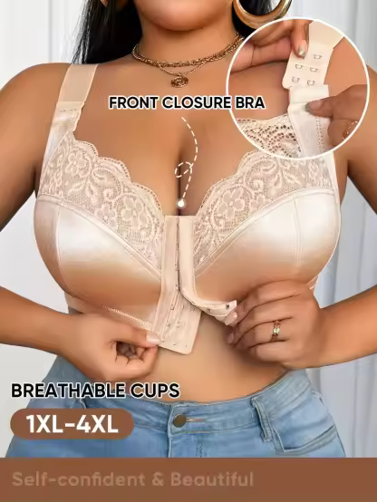 👙TRIUMPH – [3 ks]🔥50% Dámská podprsenka pro plnoštíhlé postavy s plným krytím - Podprsenky pro plnoštíhlé postavy s výraznými proporcemi