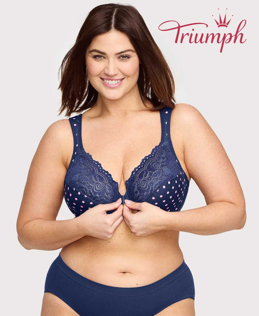 [Copy]Triumph - (3 ks) Podprsenka s předním zapínáním