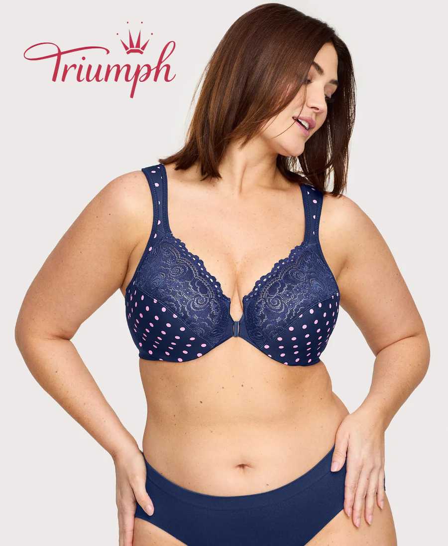 [Copy]Triumph - (3 ks) Podprsenka s předním zapínáním