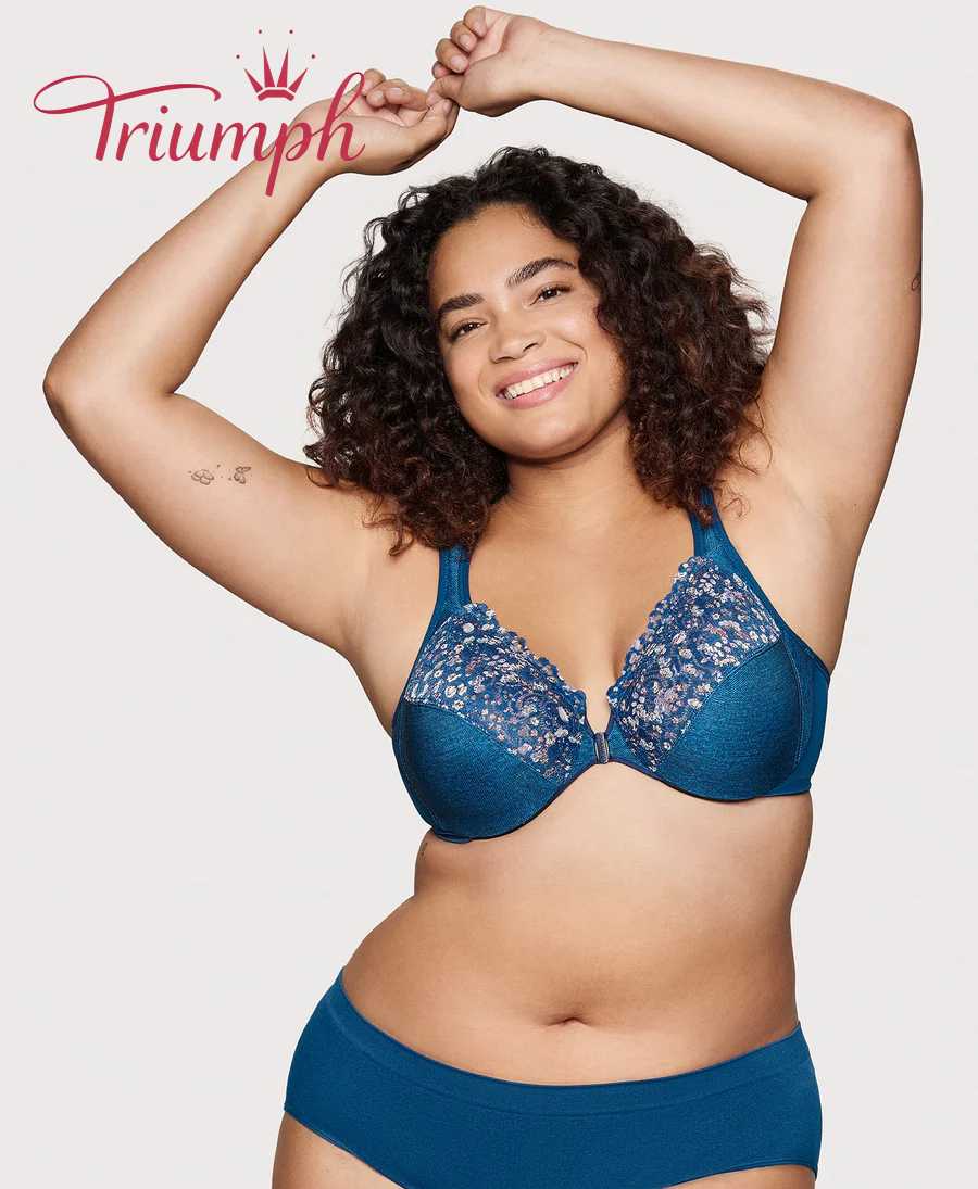 [Copy]Triumph - (3 ks) Podprsenka s předním zapínáním