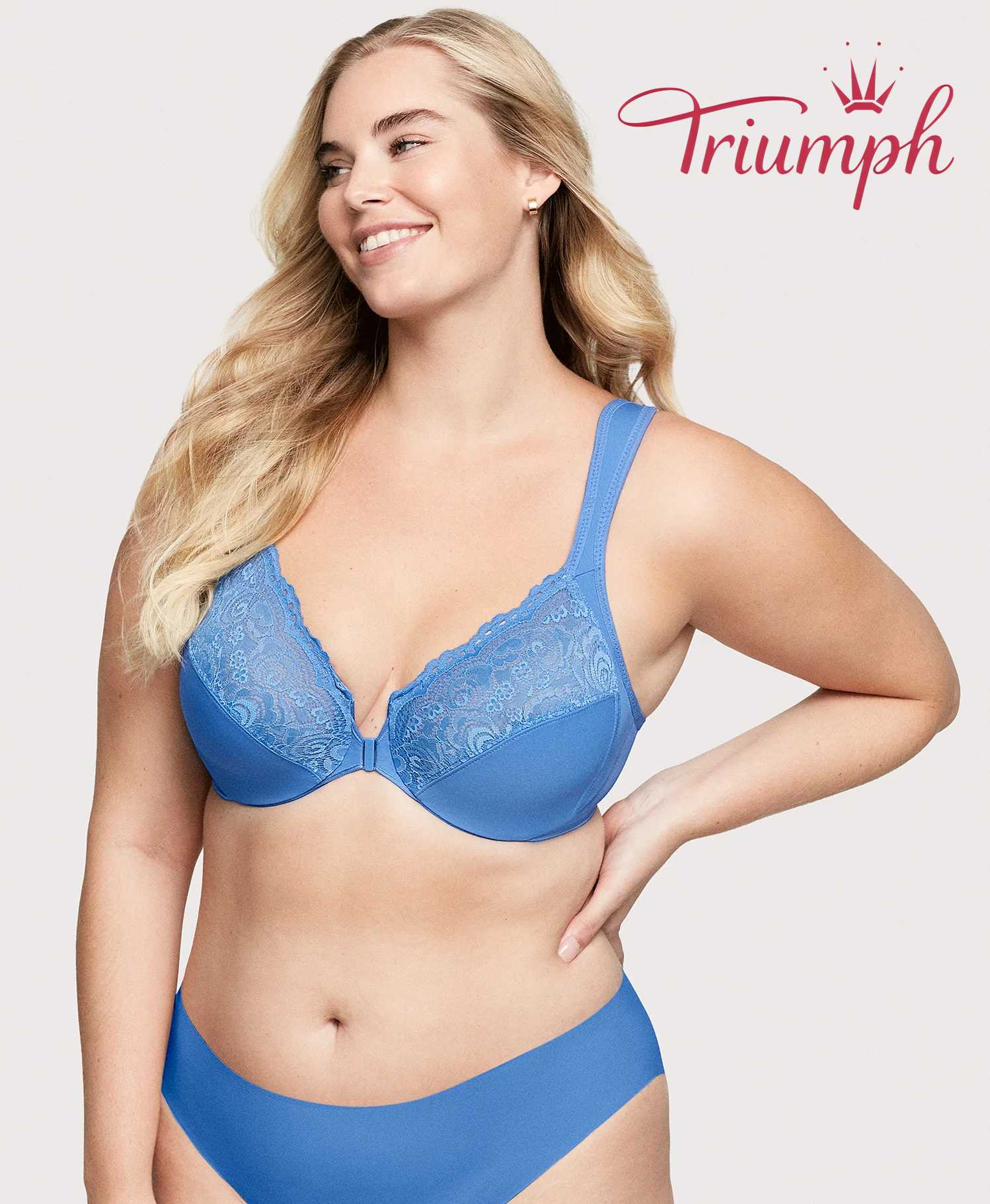 [Copy]Triumph - (3 ks) Podprsenka s předním zapínáním