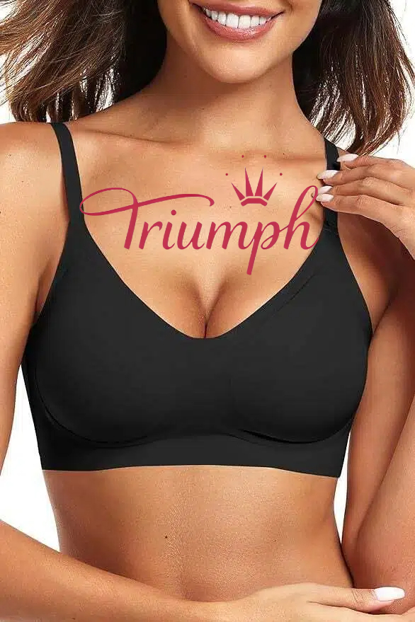 Triumph - 3 ks (75A-110F) 💝Dámská bezešvá podprsenka bez kostic, pohodlná push-up podprsenka✨