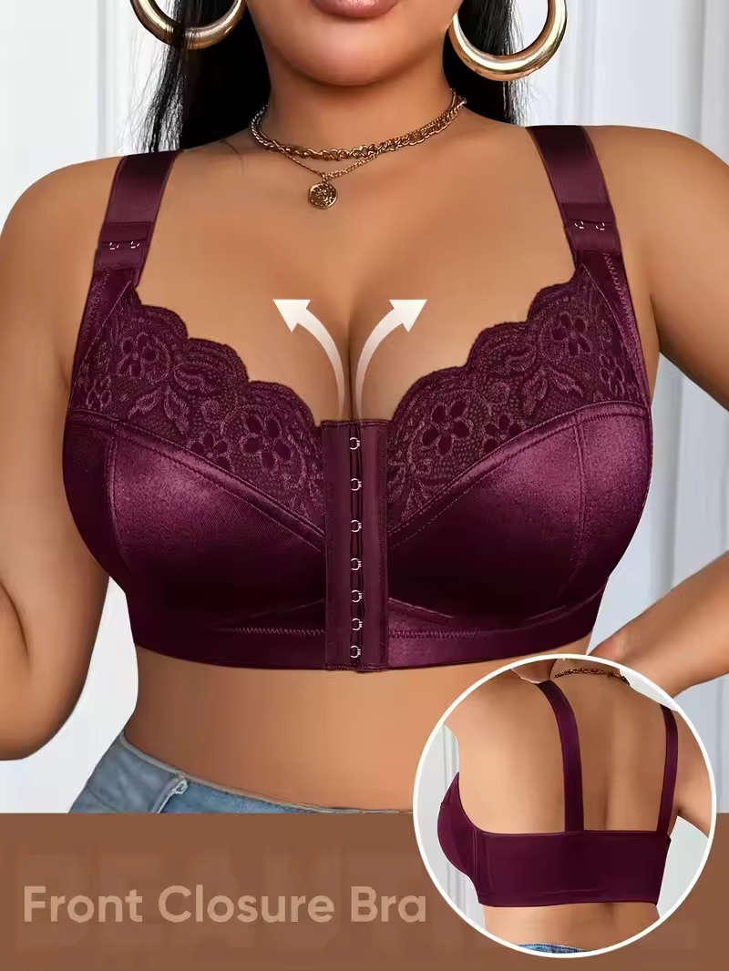 👙TRIUMPH – [3 ks]🔥50% Dámská podprsenka pro plnoštíhlé postavy s plným krytím - Podprsenky pro plnoštíhlé postavy s výraznými proporcemi