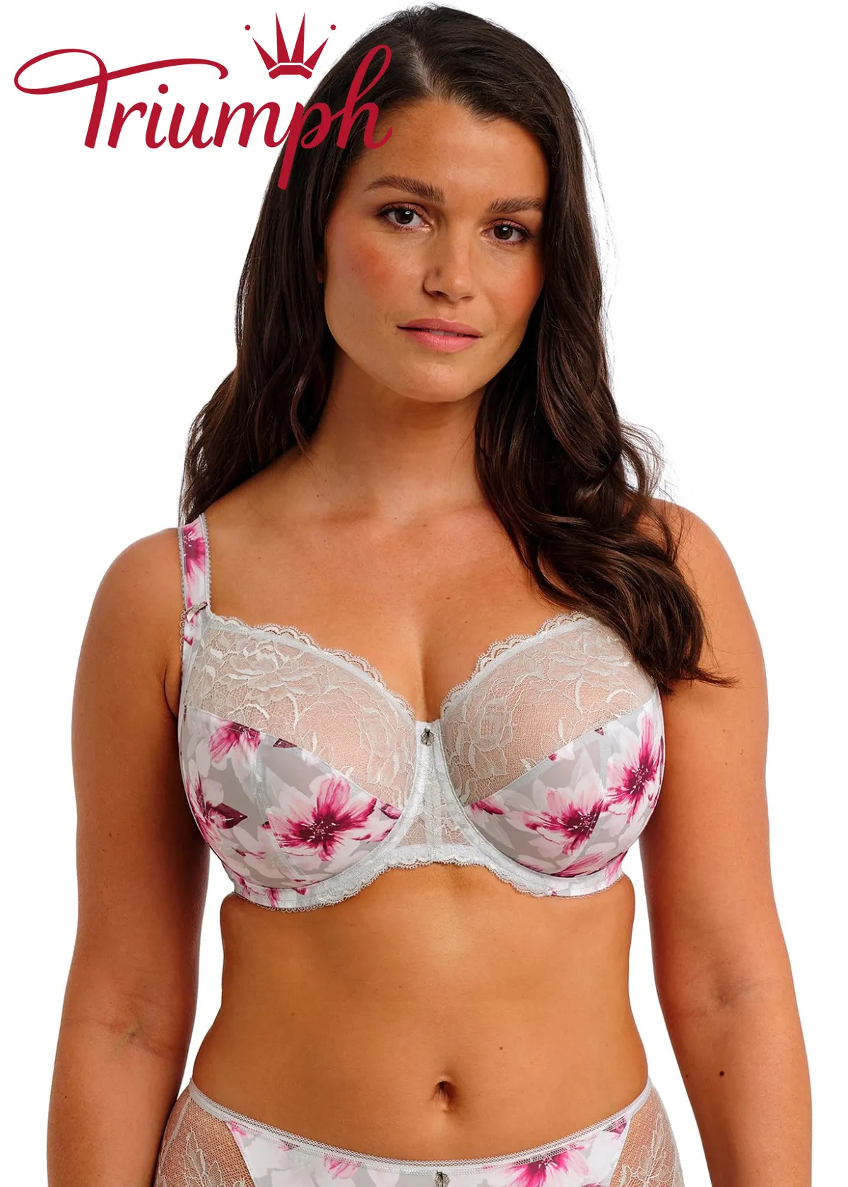 Triumph® 3 ks💖50% sleva✨2025 Podprsenka s kosticemi a květinovým vzorem [65A-120H]