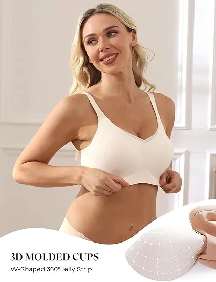 💃Triumph - (4 sztuki) Biustonosz Geometria Plus Size