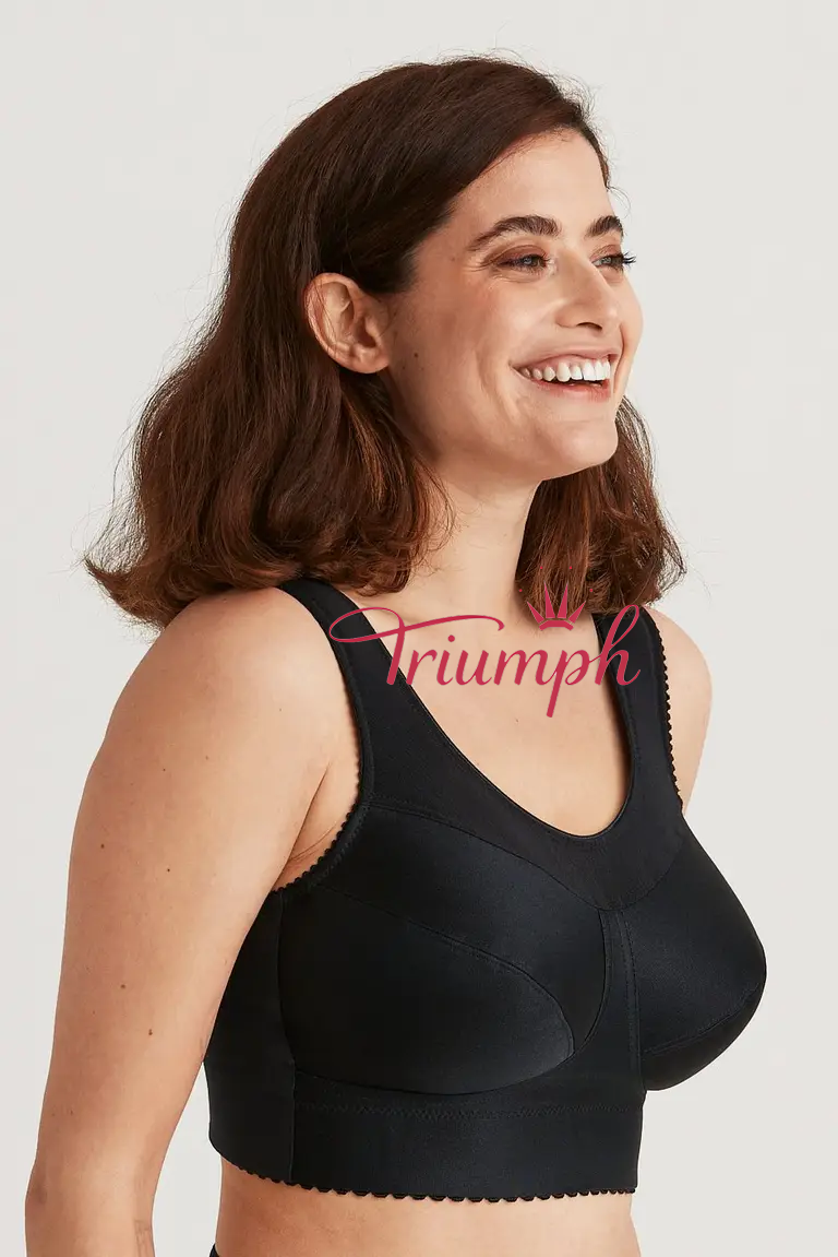 Triumph - (3 ks) Aktivní podprsenka Simplex z bavlny