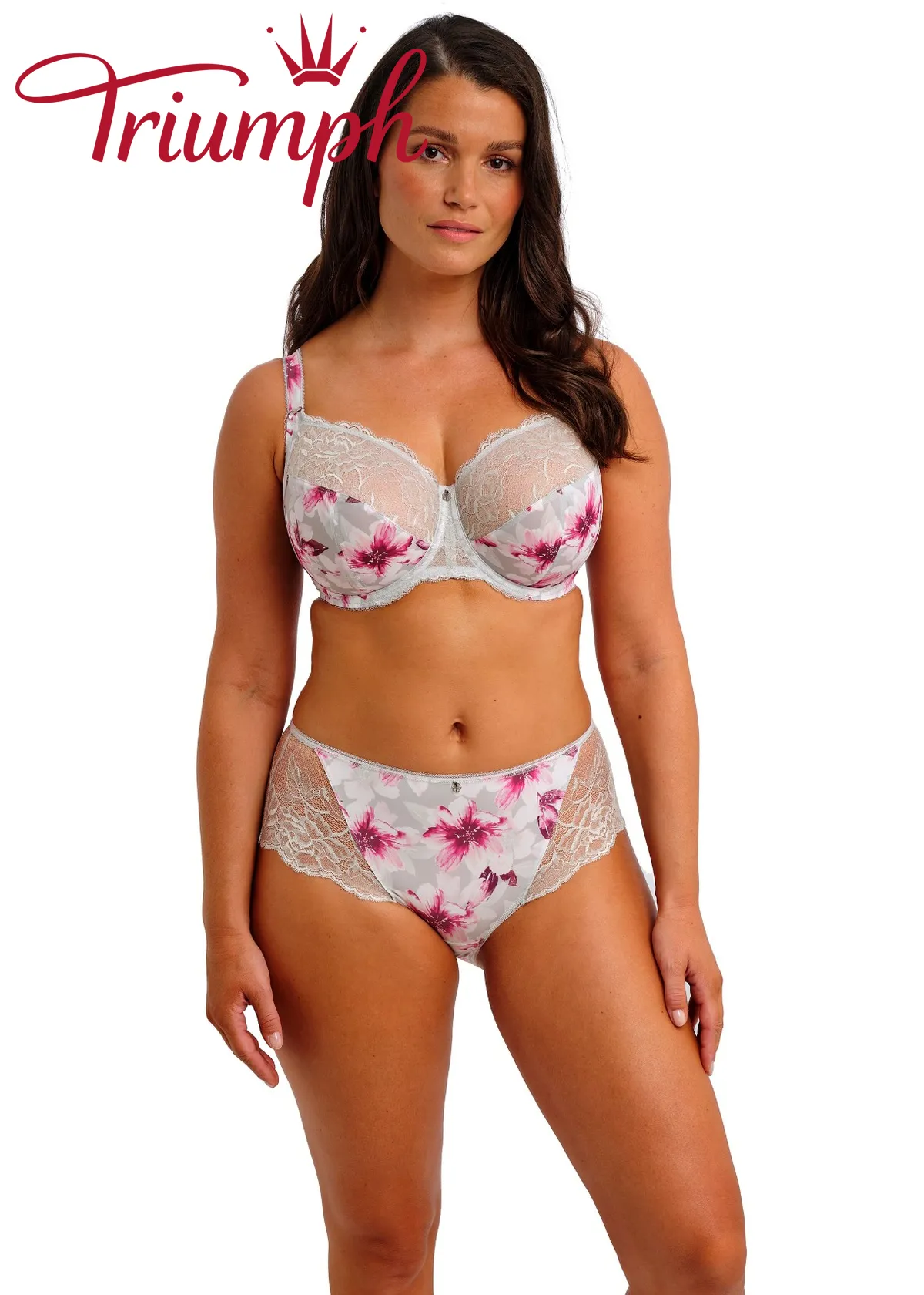 Triumph® 3 ks💖50% sleva✨2025 Podprsenka s kosticemi a květinovým vzorem [65A-120H]