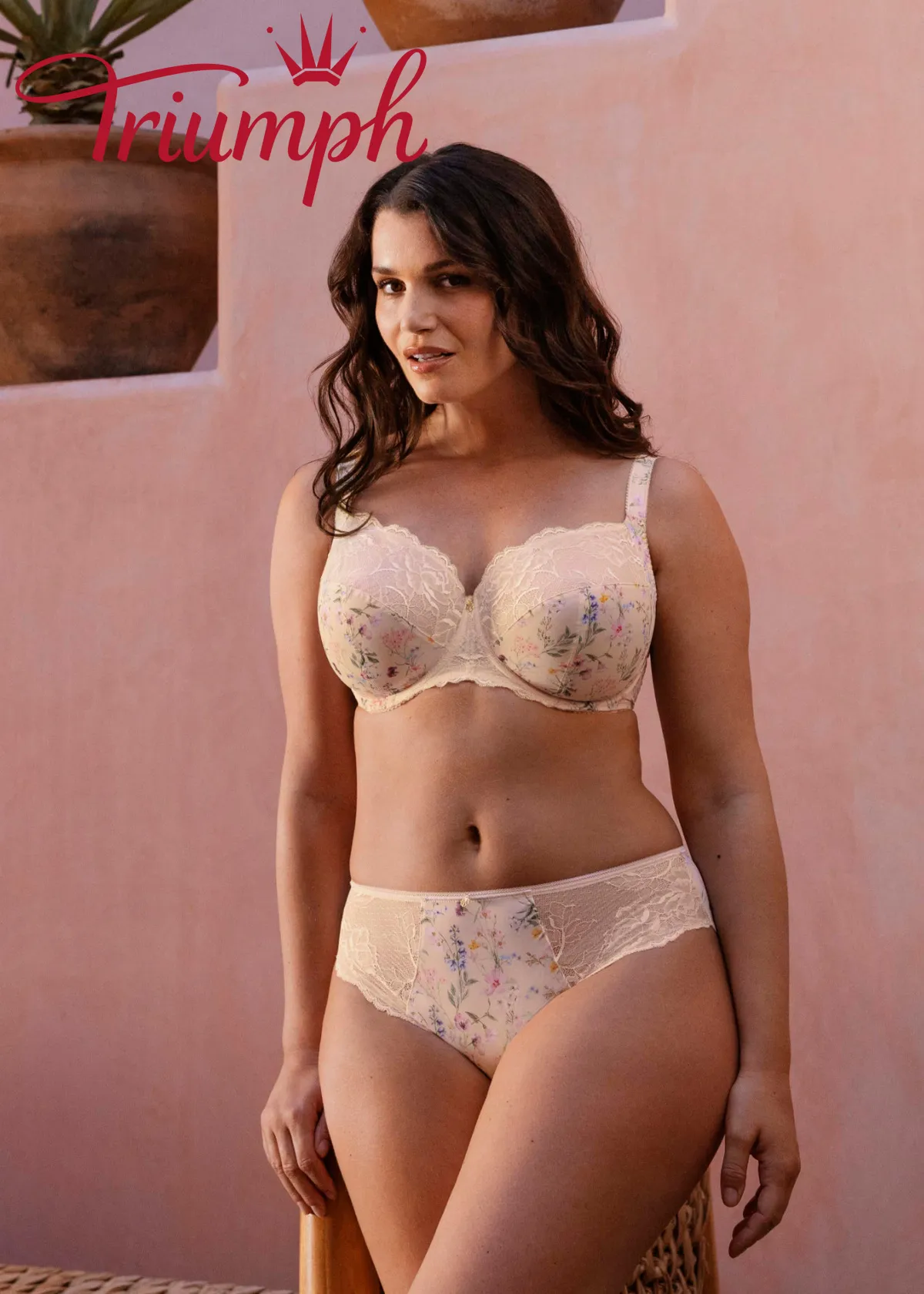 Triumph® 3 ks💖50% sleva✨2025 Podprsenka s kosticemi a květinovým vzorem [65A-120H]