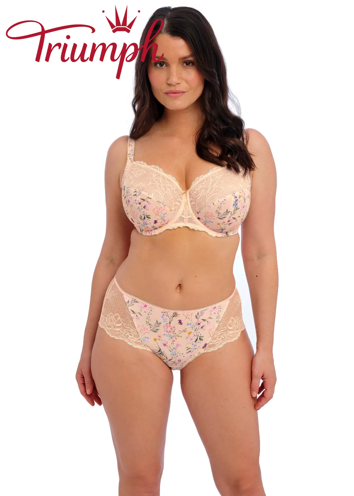 Triumph® 3 ks💖50% sleva✨2025 Podprsenka s kosticemi a květinovým vzorem [65A-120H]