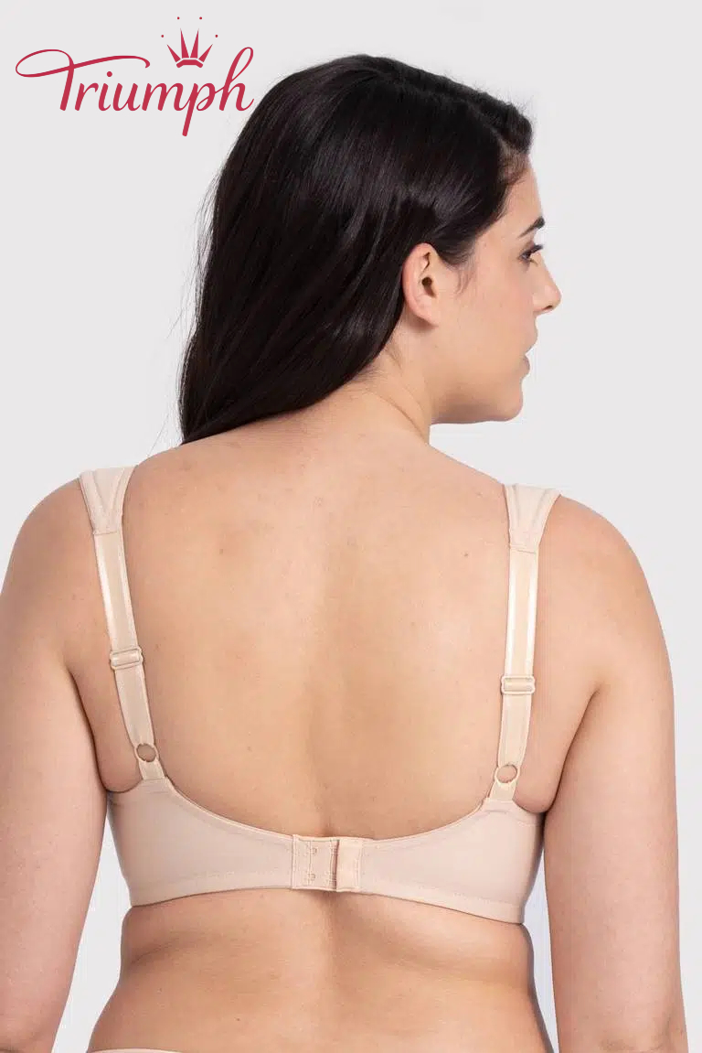Triumph - (4 sztuki) Biustonosz bawełniany bez fiszbin, zapewniający wygodne dopasowanie