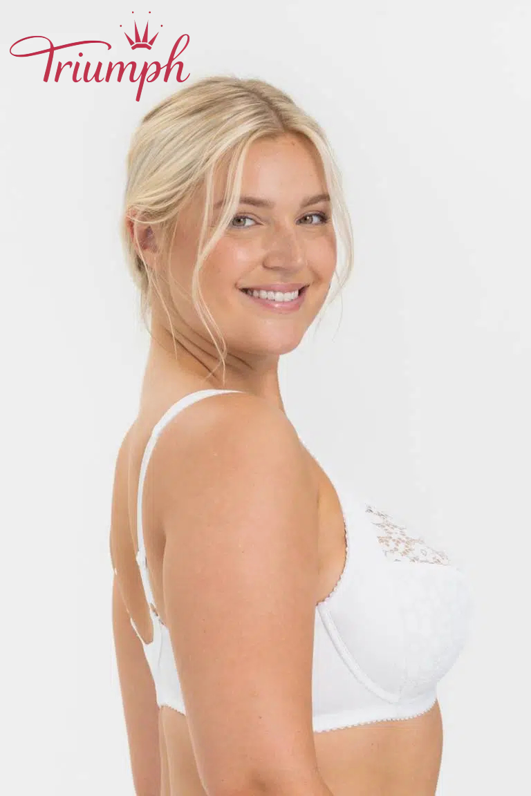 Triumph - 4-częściowy komplet 🔥 Biustonosz Cotton Bloom