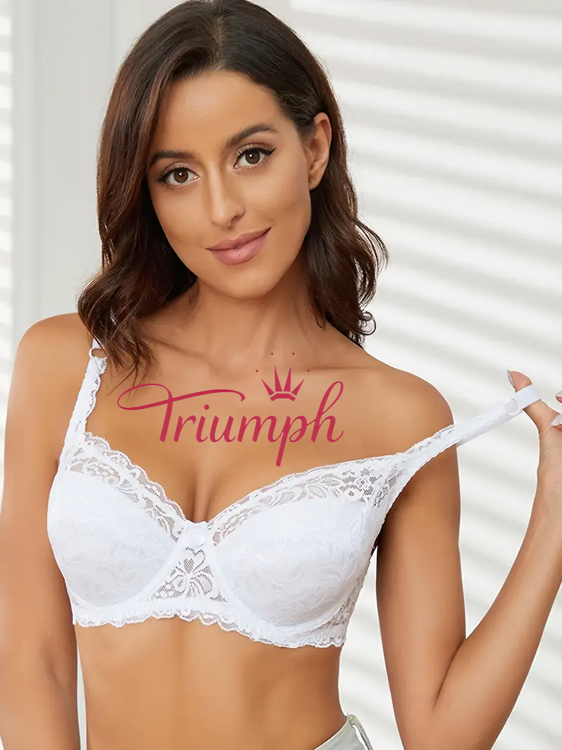 Triumph® 3 ks💖50% sleva✨Elegantní krajková push-up podprsenka pro ženy [65A-120H]