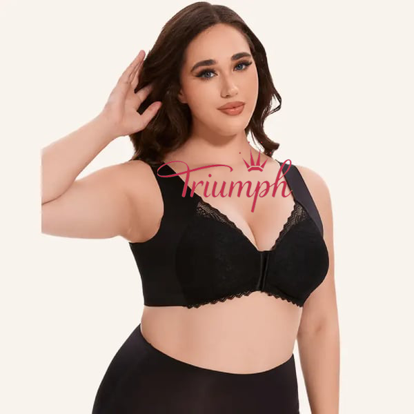 Triumph - (3 buc) Sutien de susținere fără sârmă cu închidere în față modelat 5D