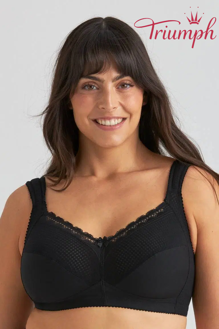 💖Triumph® 4-pak ✨Biustonosz Comfort Cotton Dots