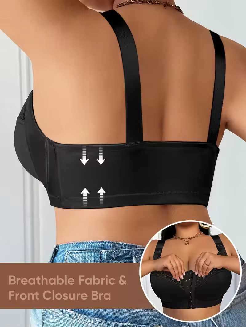 👙TRIUMPH – [3 ks]🔥50% Dámská podprsenka pro plnoštíhlé postavy s plným krytím - Podprsenky pro plnoštíhlé postavy s výraznými proporcemi