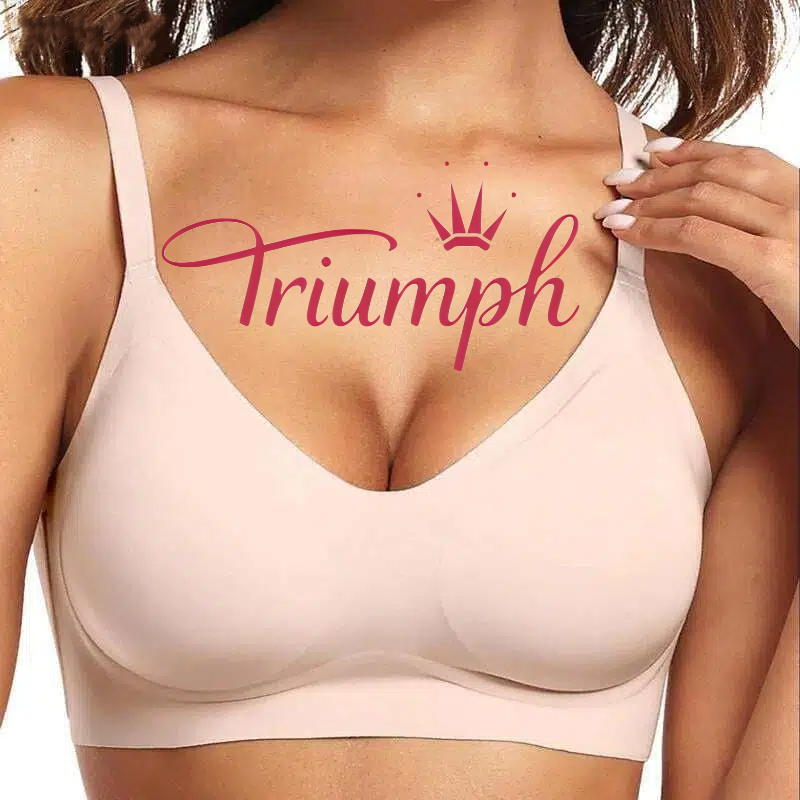 Triumph - 3 ks (75A-110F) 💝Dámská bezešvá podprsenka bez kostic, pohodlná push-up podprsenka✨